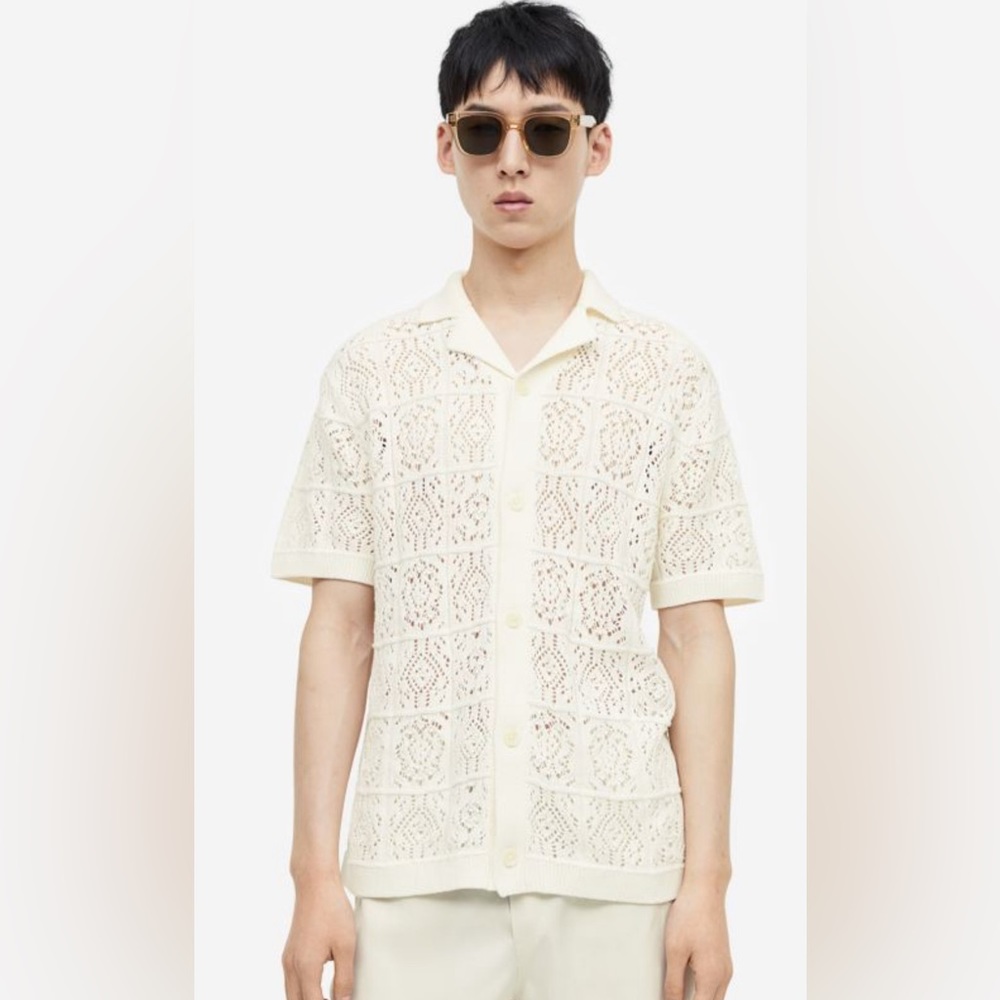 NWT- H&M Resort Style Relaxed button up